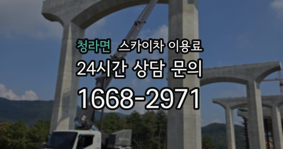 청라면 스카이차 이용료