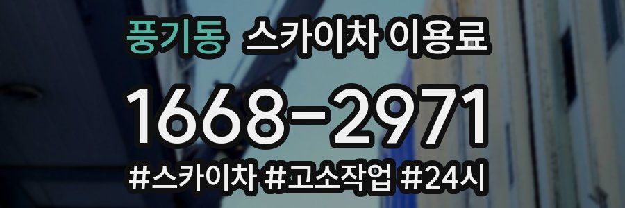 풍기동 스카이차 이용료