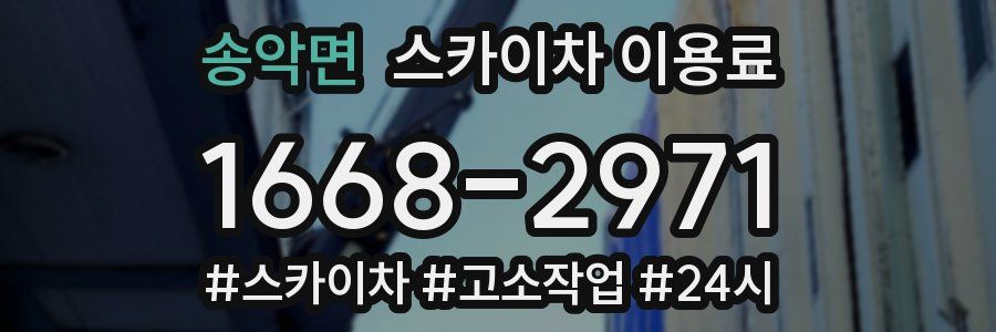 송악면 스카이차 이용료