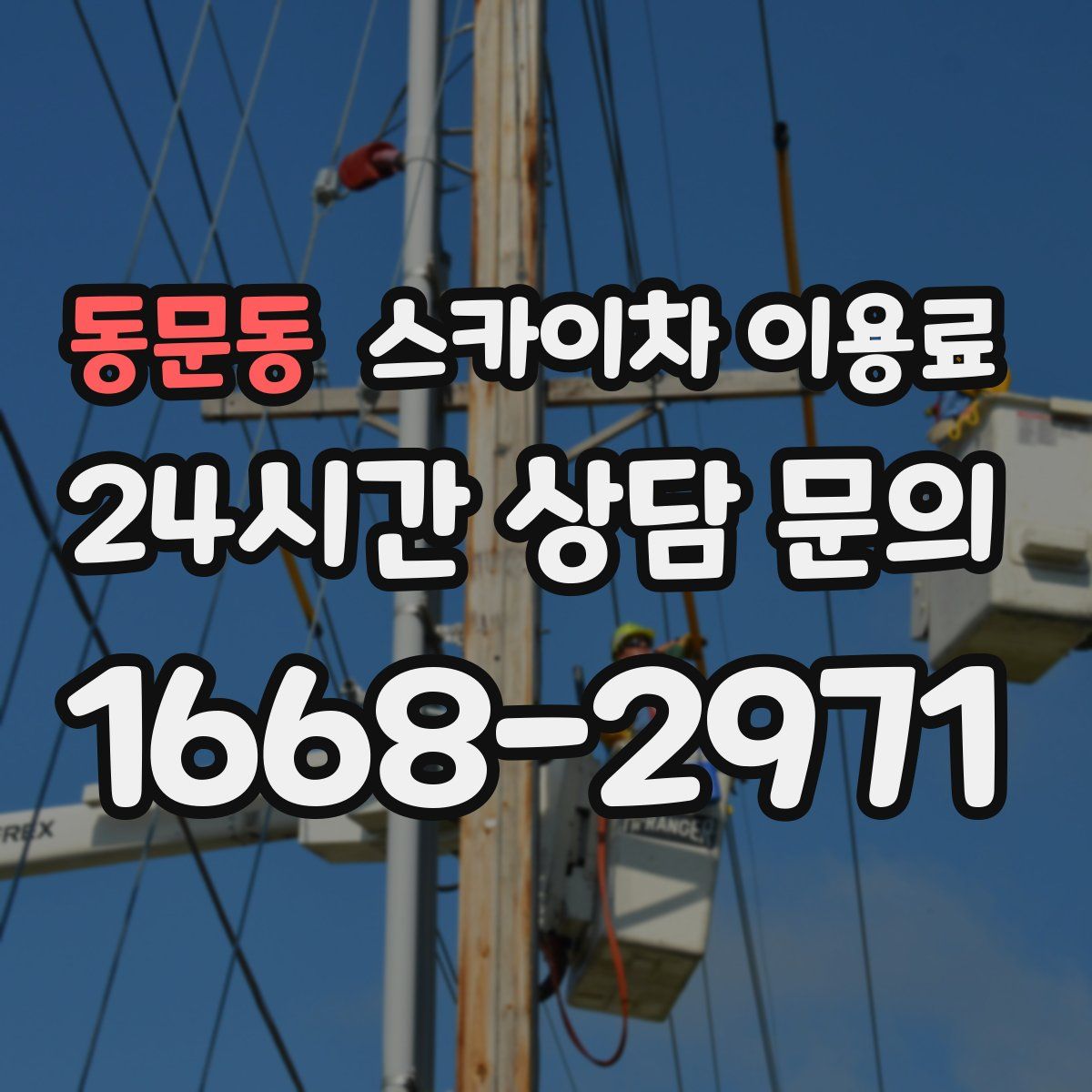 동문동 스카이차 이용료