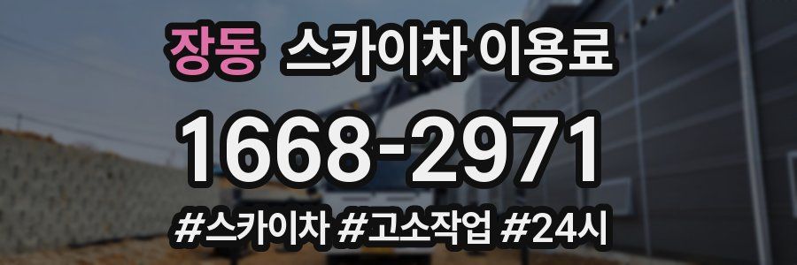 장동 스카이차 이용료