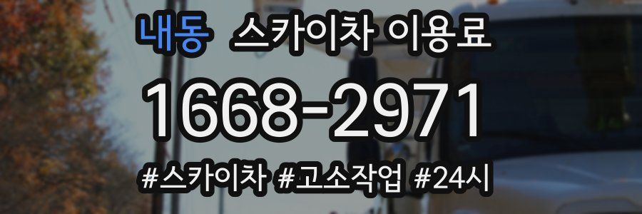 내동 스카이차 이용료