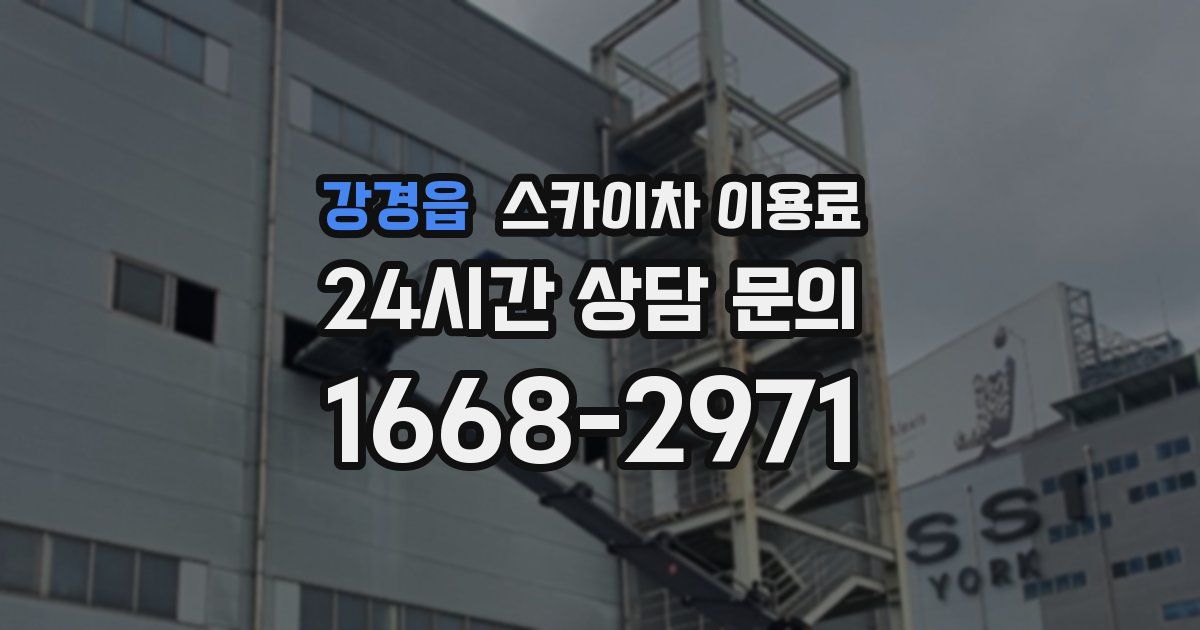 강경읍 스카이차 이용료