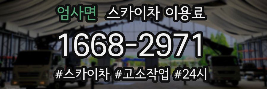 엄사면 스카이차 이용료