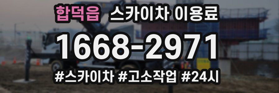 합덕읍 스카이차 이용료