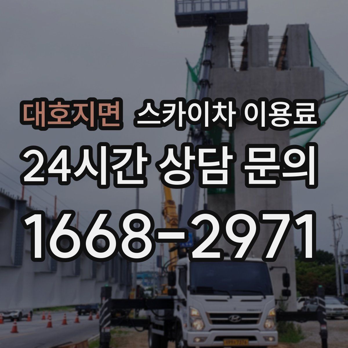 대호지면 스카이차 이용료