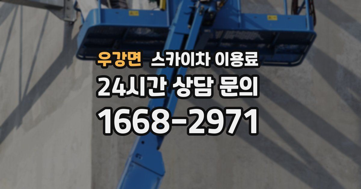 우강면 스카이차 이용료