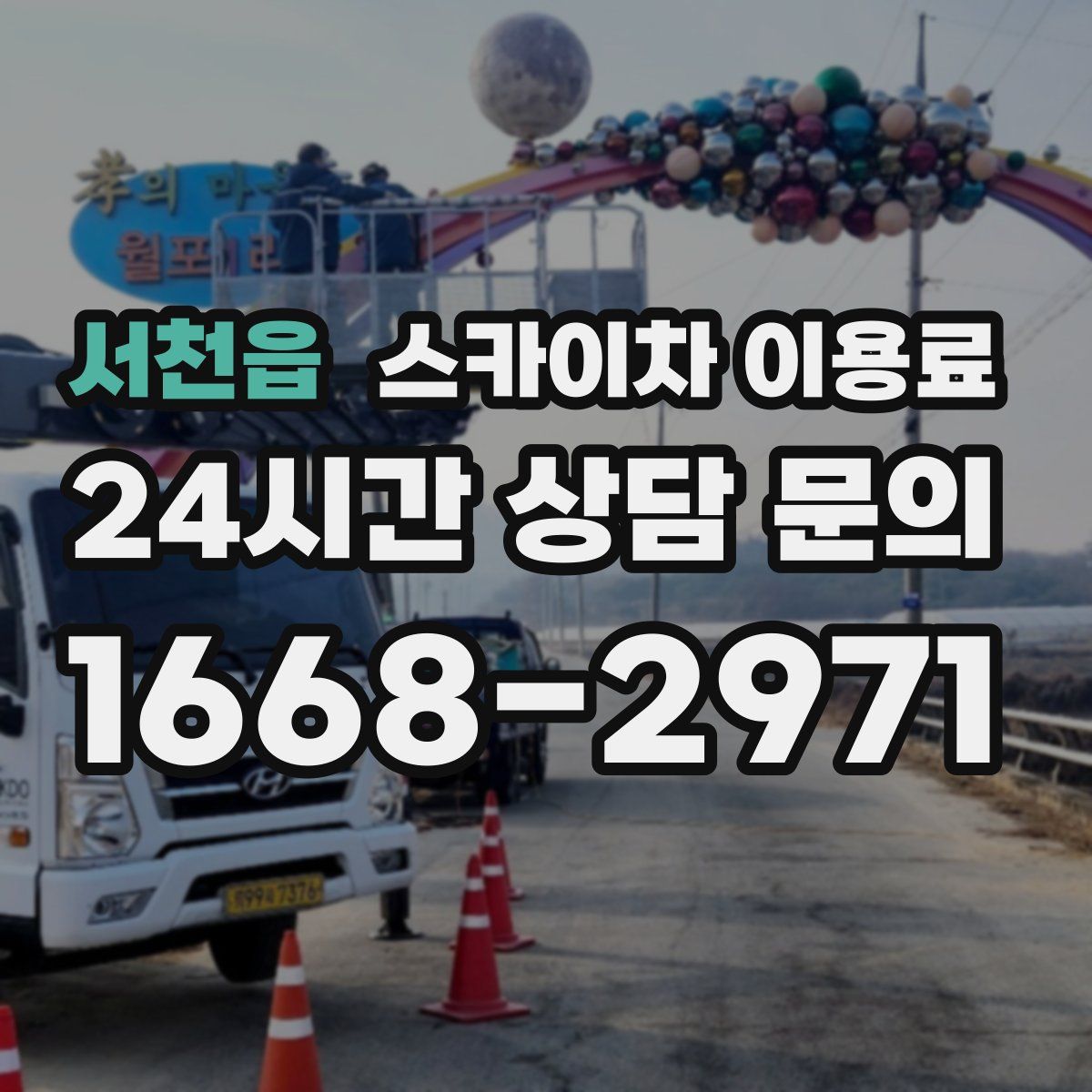 서천읍 스카이차 이용료