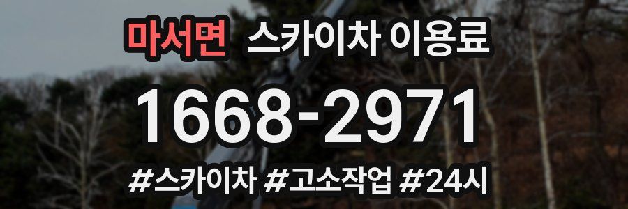 마서면 스카이차 이용료