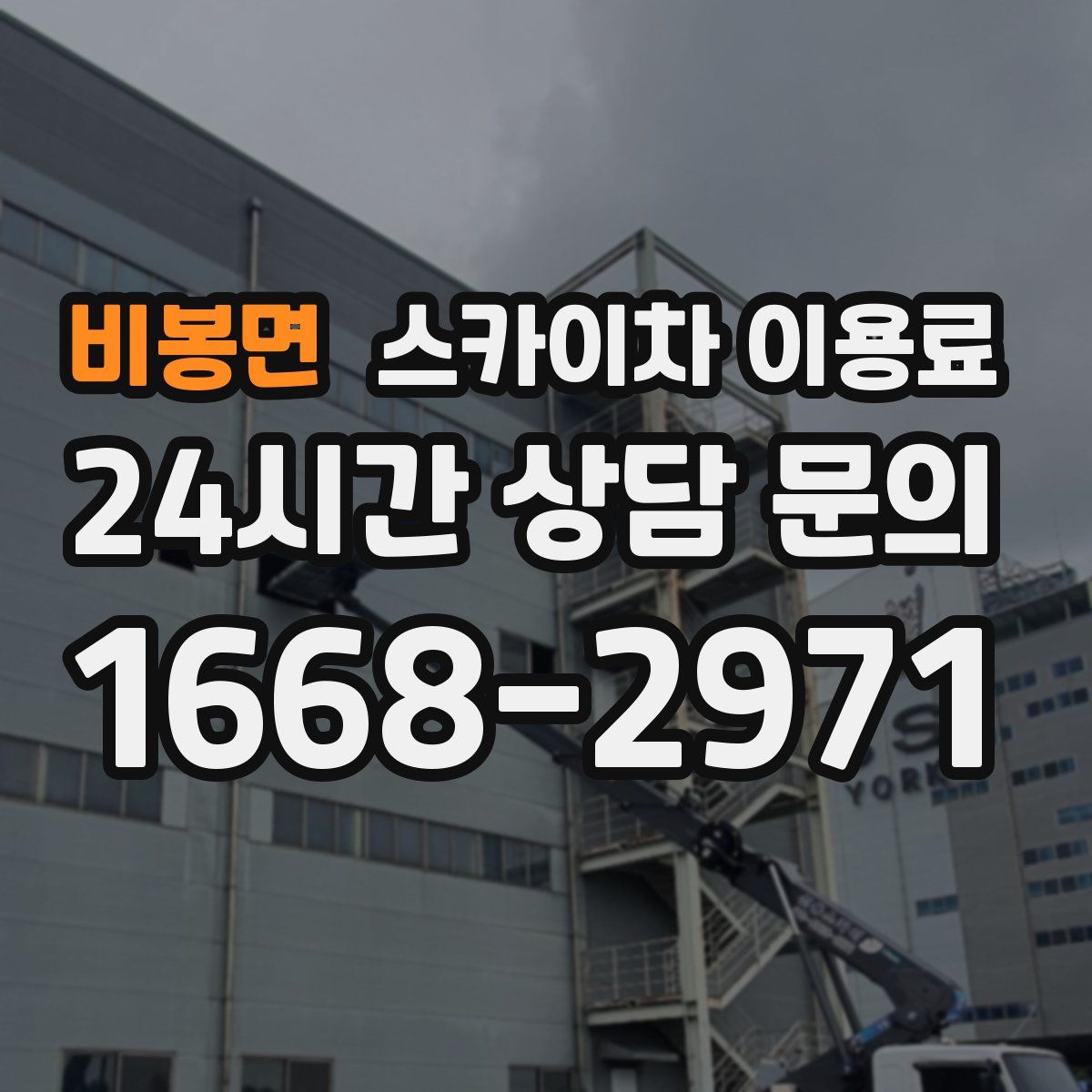 비봉면 스카이차 이용료