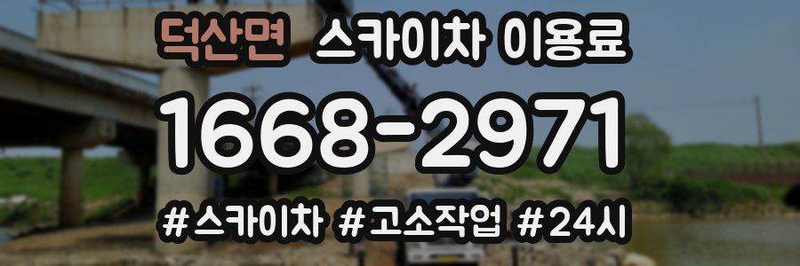 덕산면 스카이차 이용료