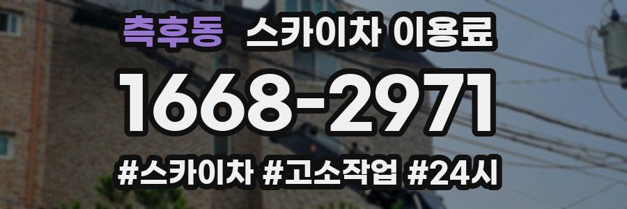 측후동 스카이차 이용료