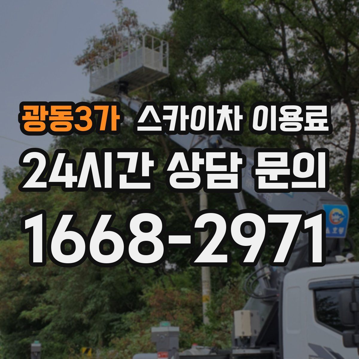 광동3가 스카이차 이용료