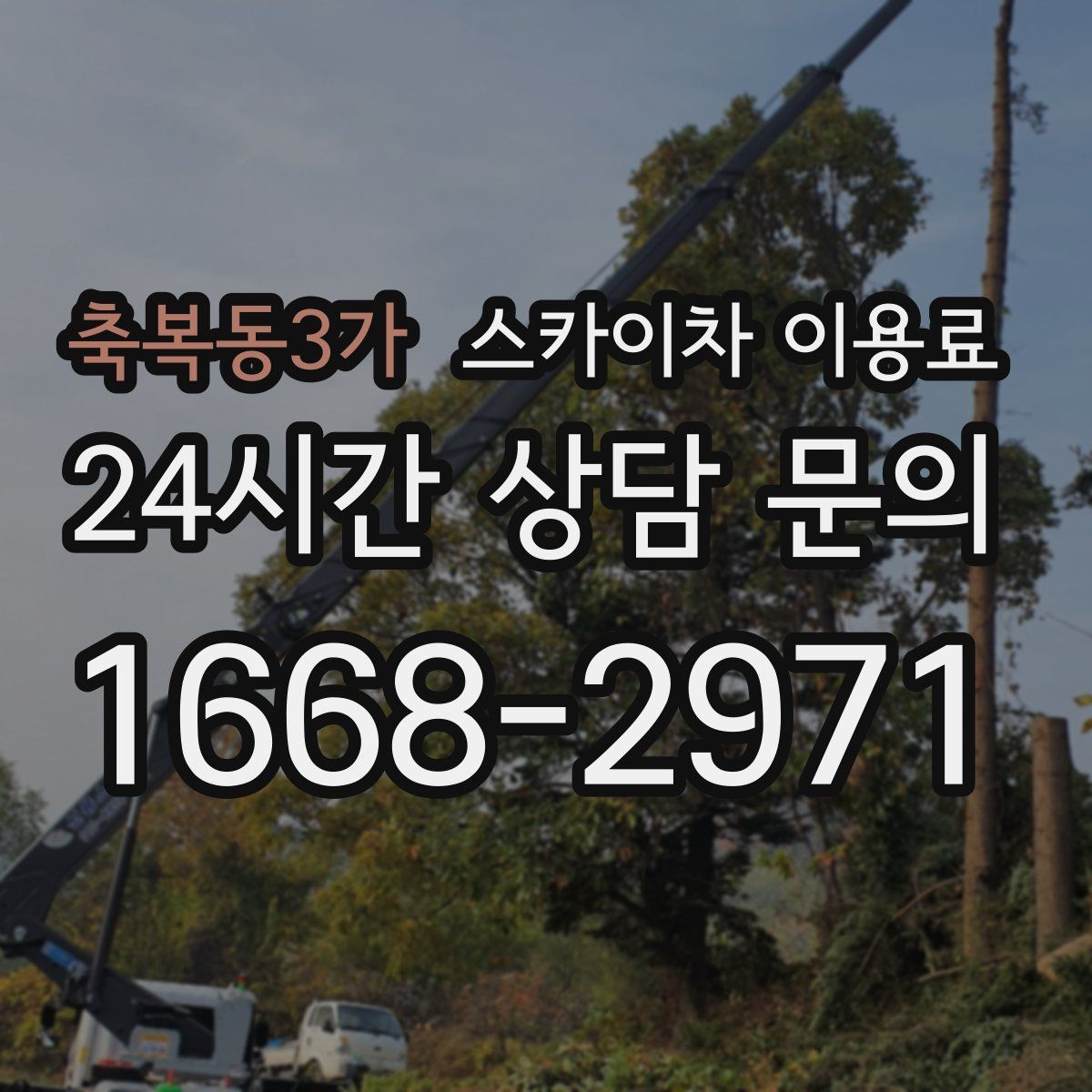 축복동3가 스카이차 이용료