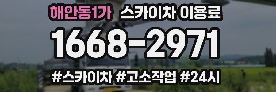 해안동1가 스카이차 이용료