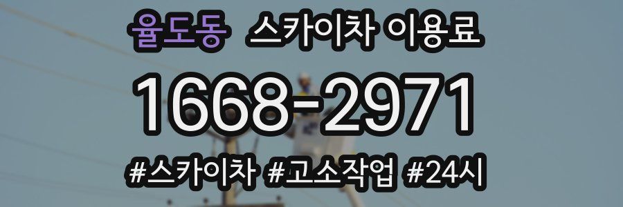 율도동 스카이차 이용료