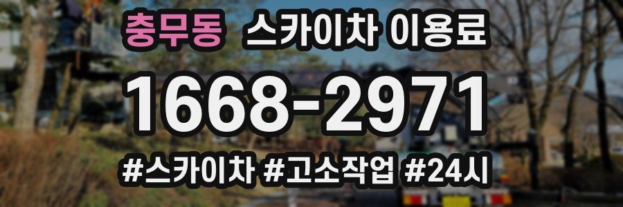 충무동 스카이차 이용료