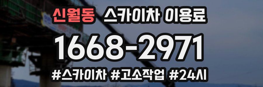 신월동 스카이차 이용료