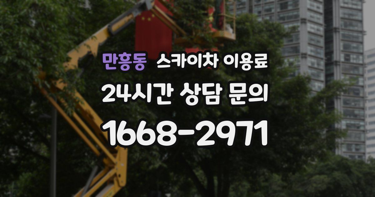 만흥동 스카이차 이용료