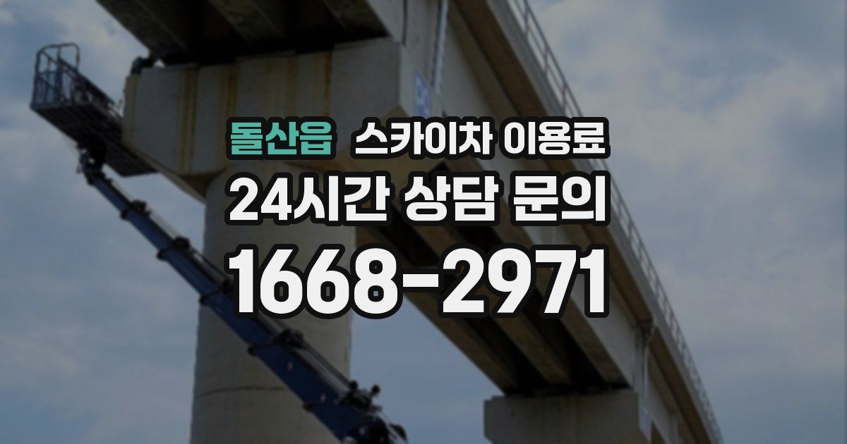 돌산읍 스카이차 이용료
