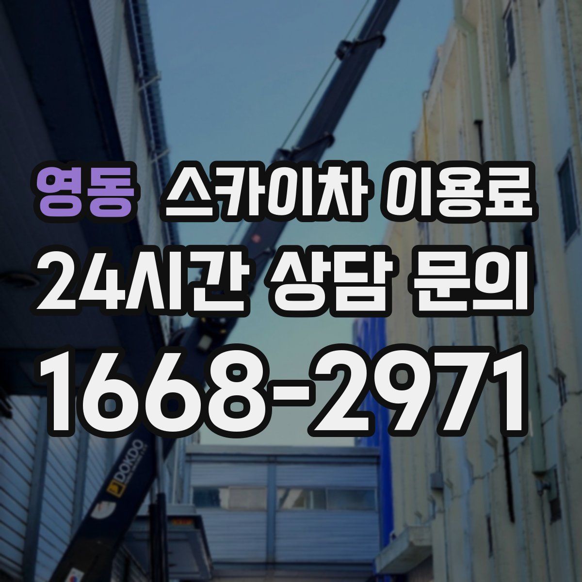 영동 스카이차 이용료