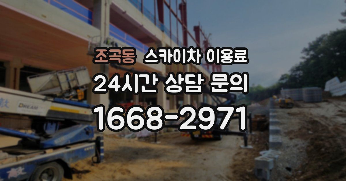 조곡동 스카이차 이용료