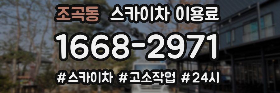 조곡동 스카이차 이용료
