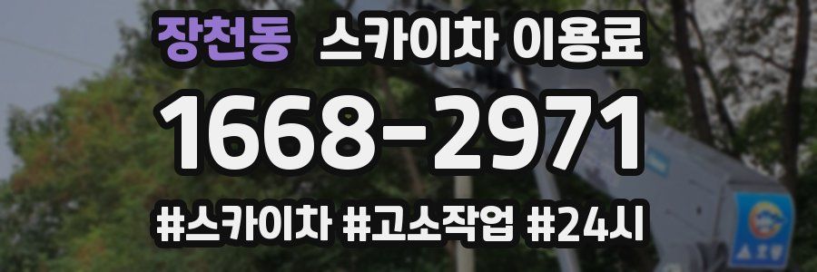 장천동 스카이차 이용료
