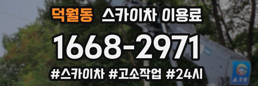 덕월동 스카이차 이용료