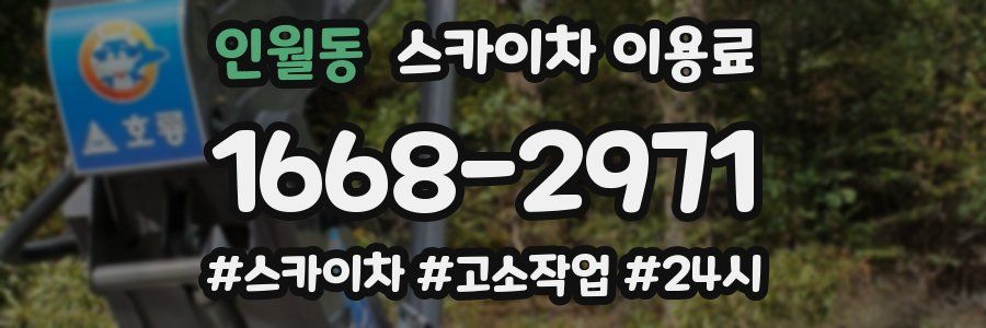 인월동 스카이차 이용료