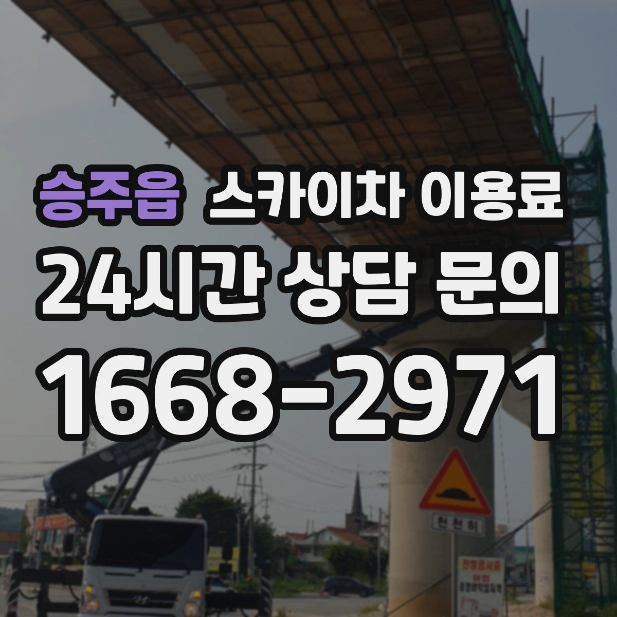 승주읍 스카이차 이용료 확인 전 비교해야 할 서비스 범위