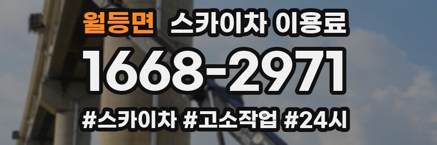 월등면 스카이차 이용료