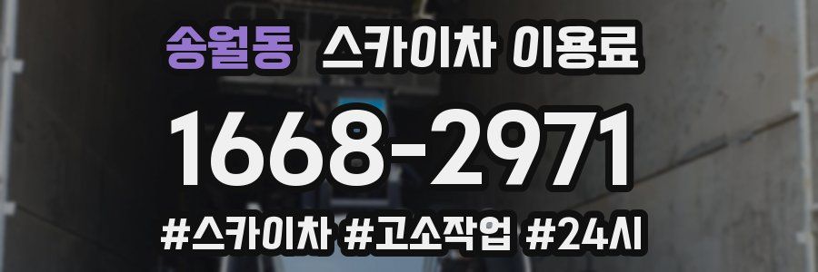 송월동 스카이차 이용료