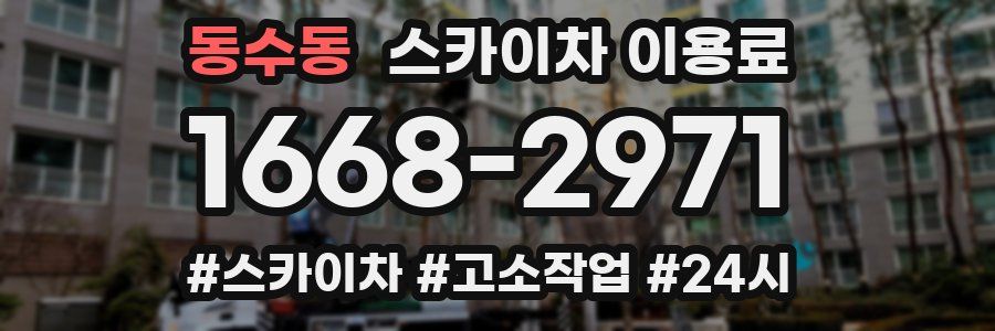 동수동 스카이차 이용료