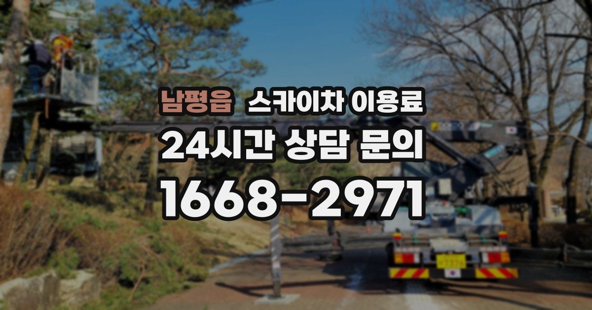 남평읍 스카이차 이용료