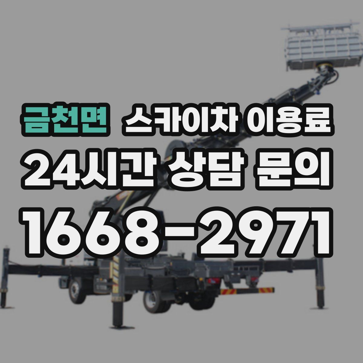 금천면 스카이차 이용료