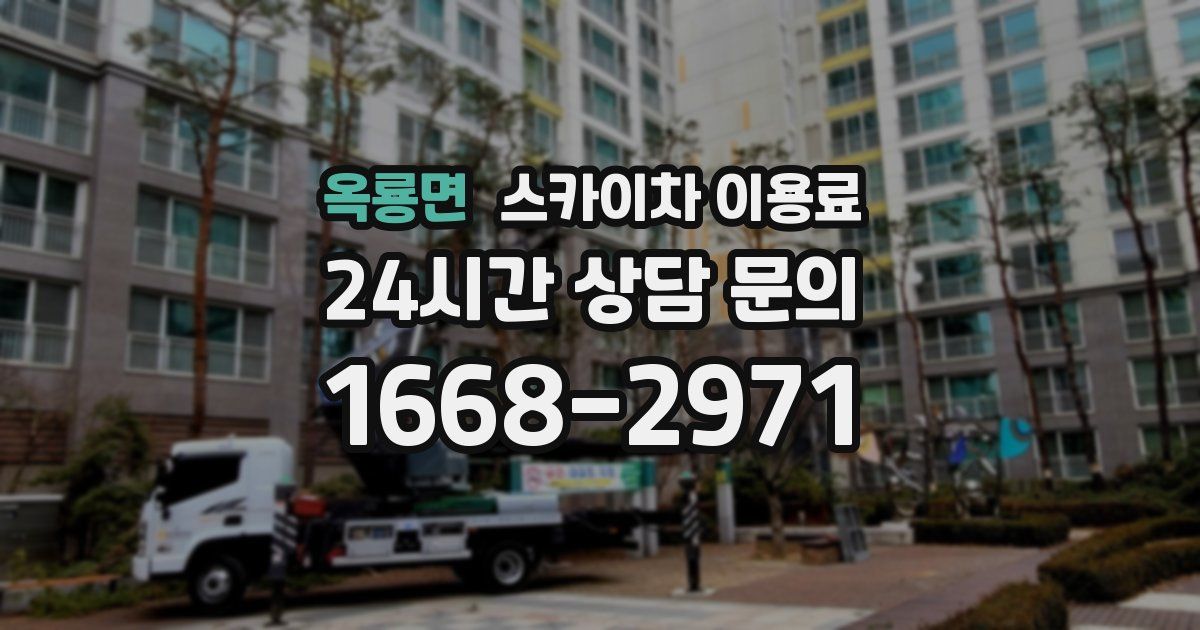옥룡면 스카이차 이용료