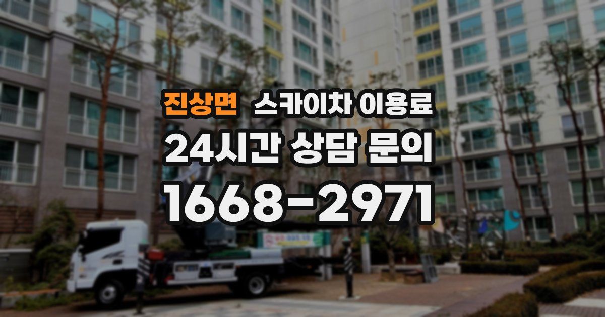 진상면 스카이차 이용료