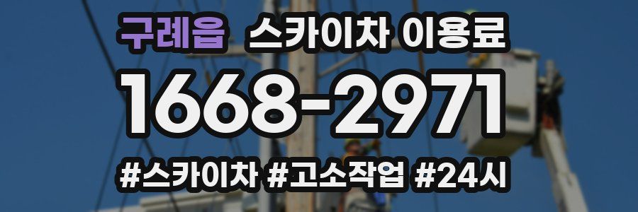 구례읍 스카이차 이용료