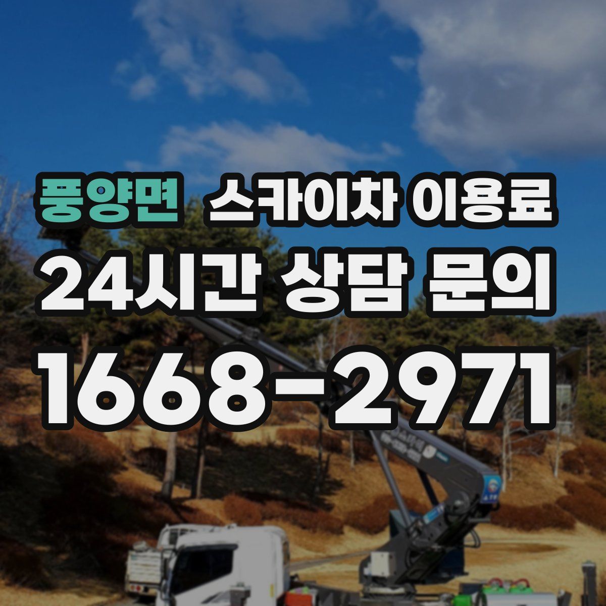 풍양면 스카이차 이용료