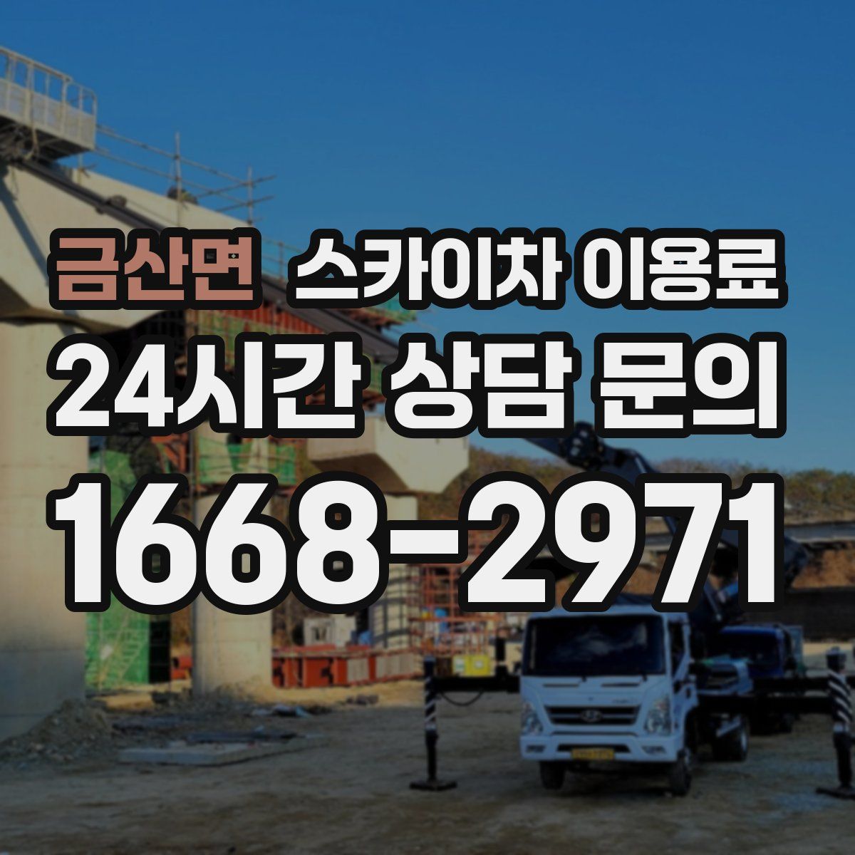 금산면 스카이차 이용료