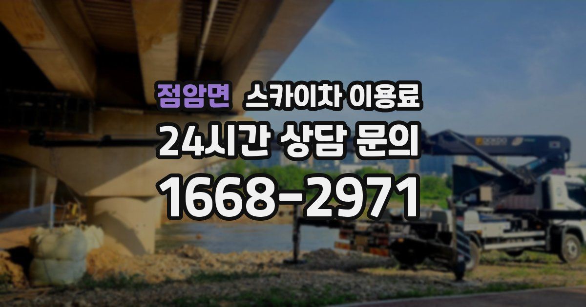 점암면 스카이차 이용료