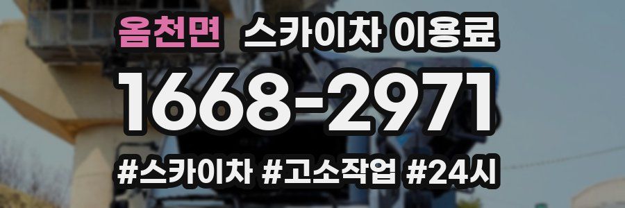 옴천면 스카이차 이용료