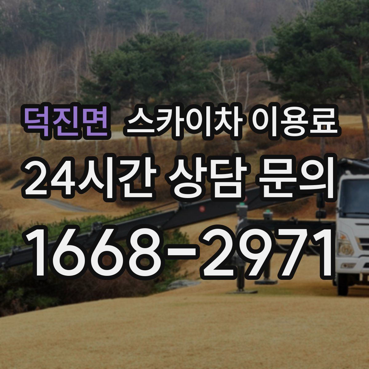 덕진면 스카이차 이용료