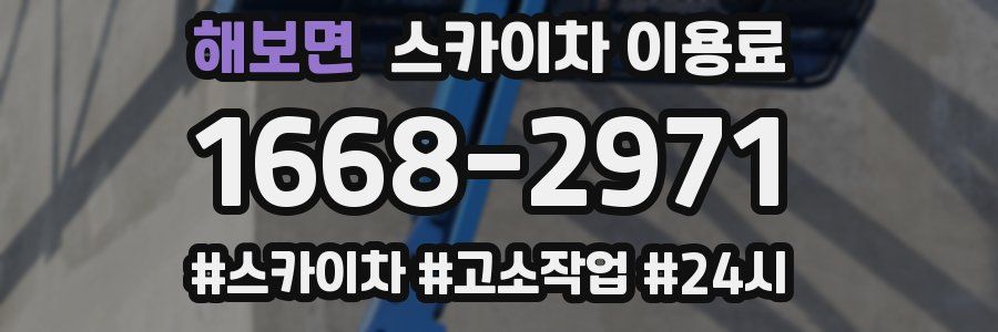 해보면 스카이차 이용료