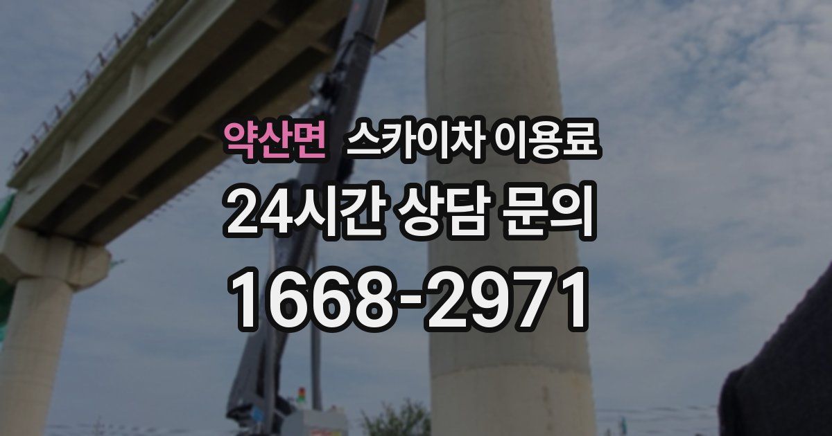 약산면 스카이차 이용료