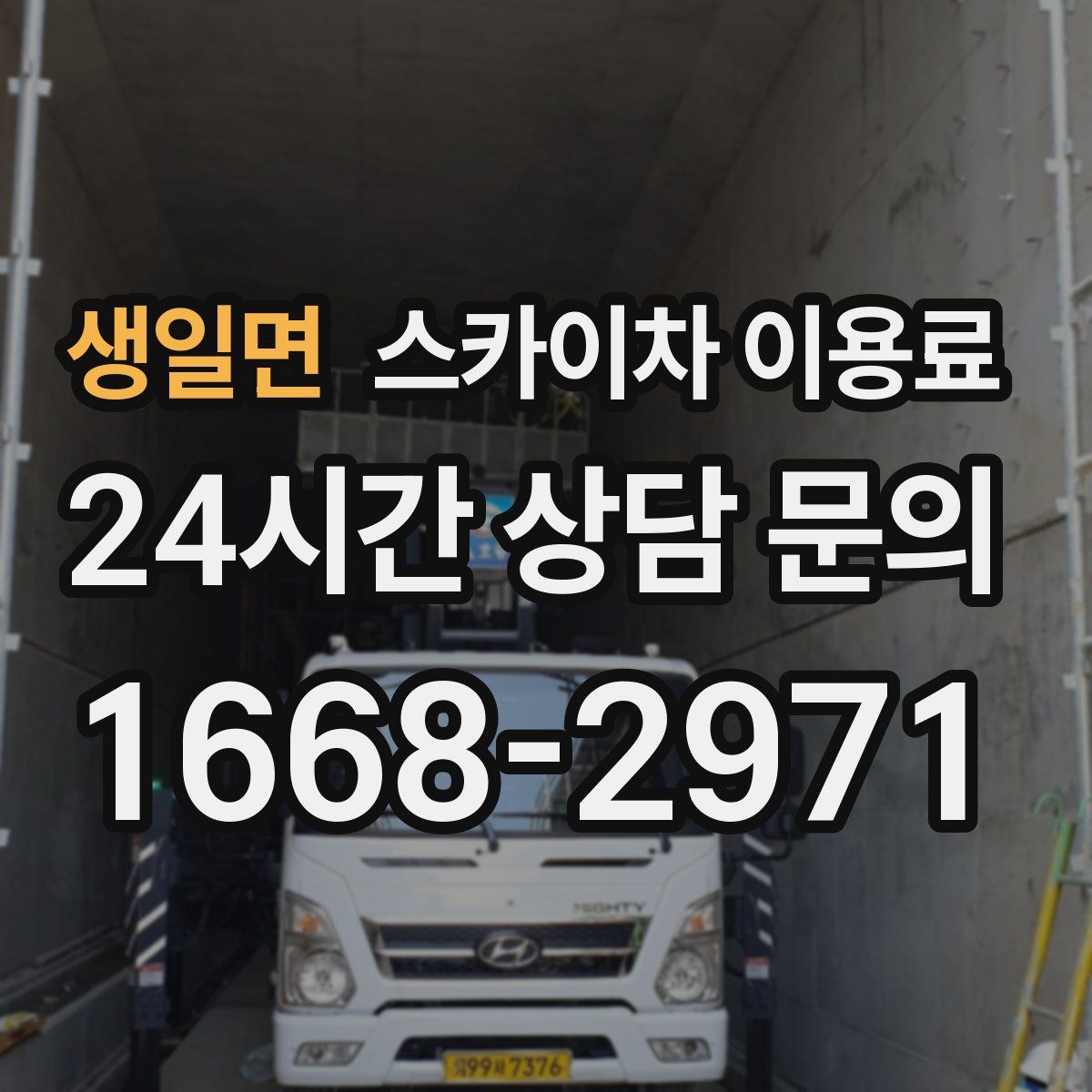 생일면 스카이차 이용료