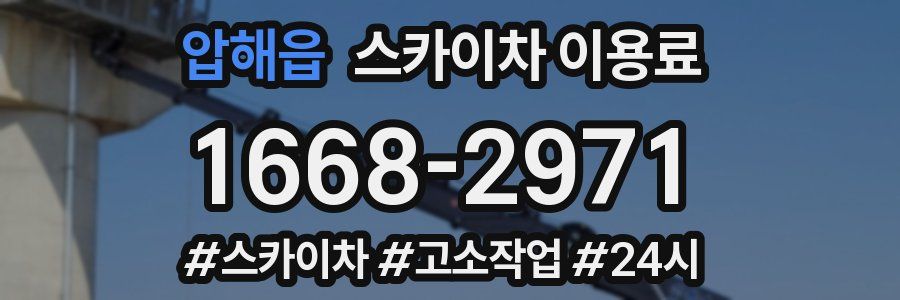 압해읍 스카이차 이용료