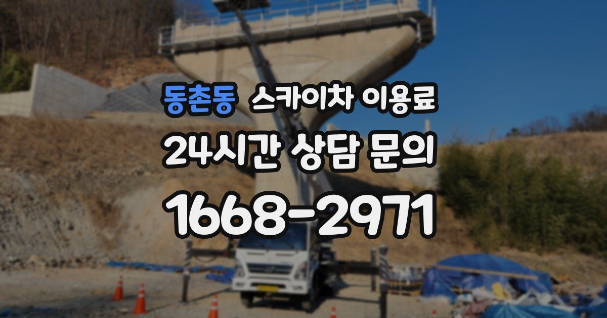 동촌동 스카이차 이용료