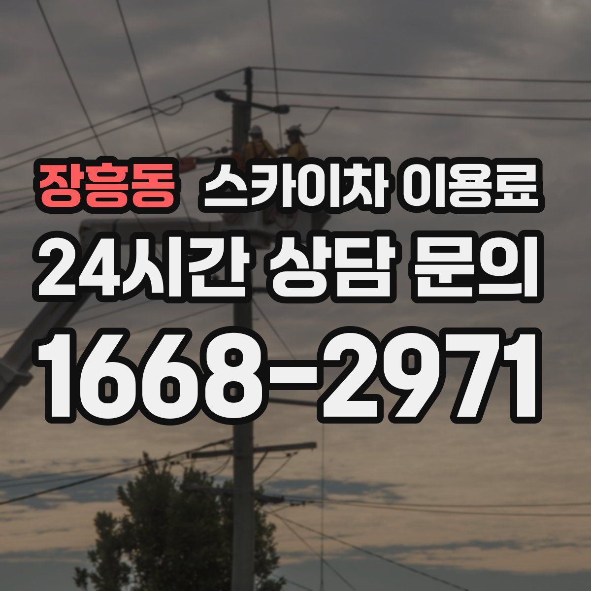 장흥동 스카이차 이용료